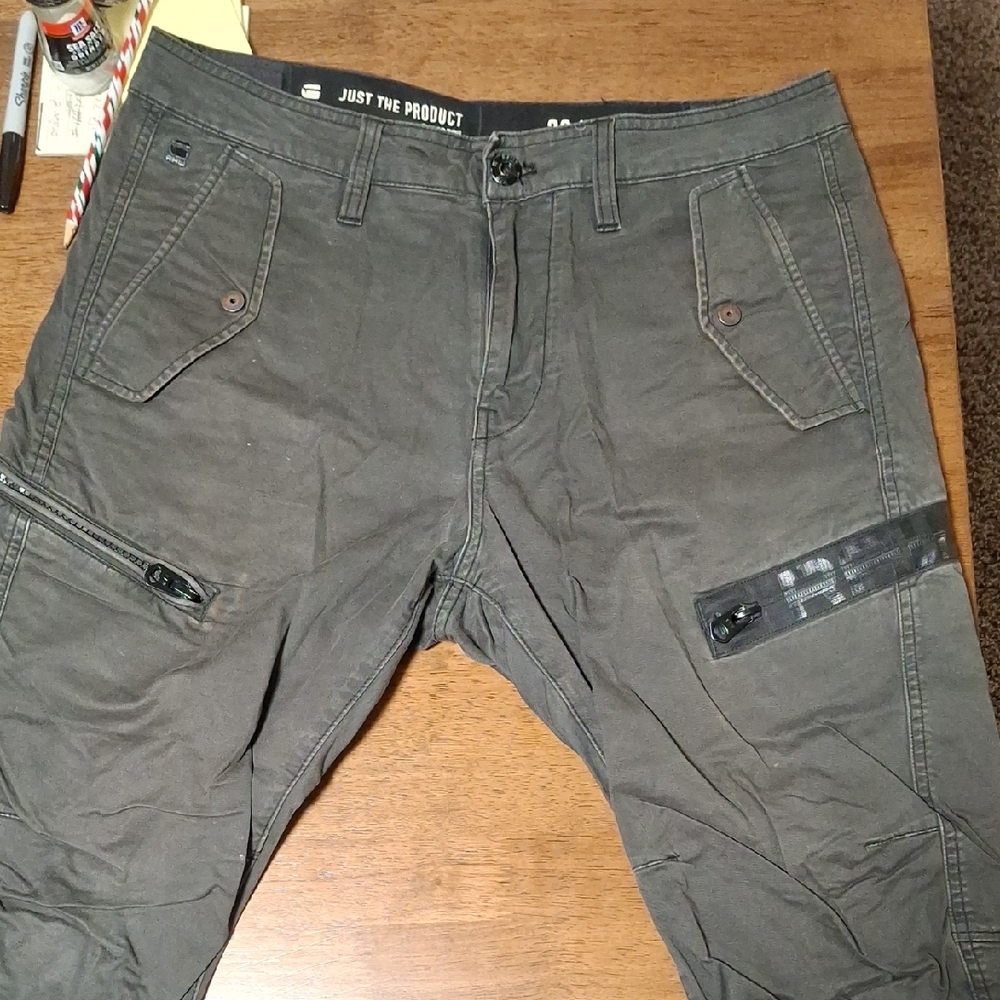G-Star Men's Dark Gray Cargo Pants